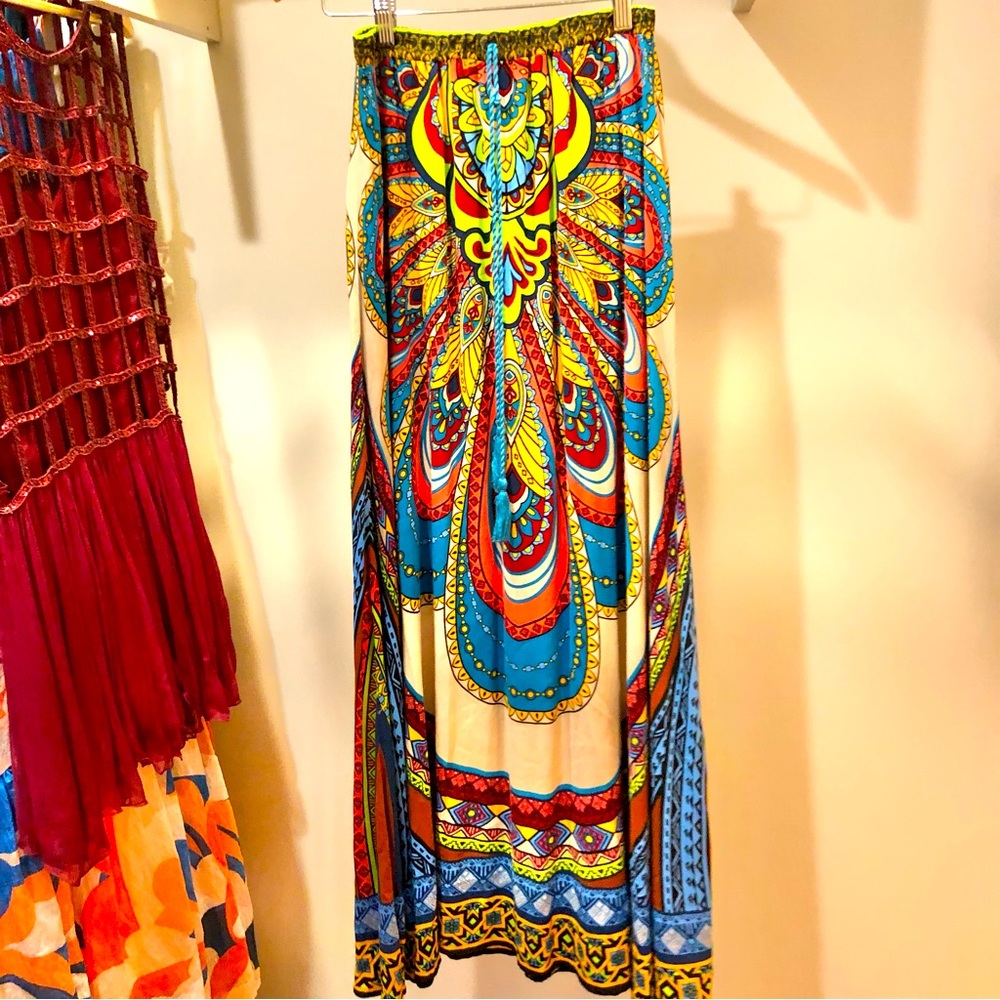 Flying tomato psychedelic maxi skirt size S